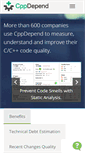 Mobile Screenshot of cppdepend.com